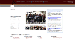 Desktop Screenshot of geeks.tstc.edu