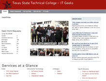 Tablet Screenshot of geeks.tstc.edu